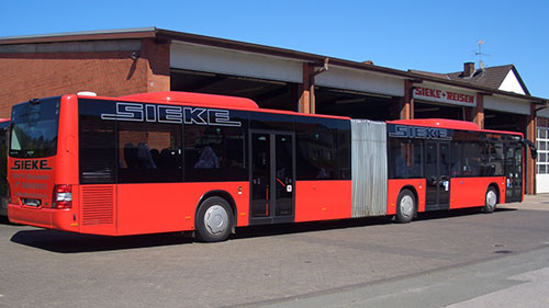 Gelenk-Linienbus
