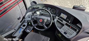 Reisebus Setra, Fahrerkabine