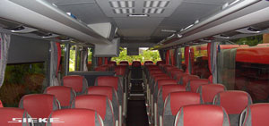 Reisebus Innenausstattung