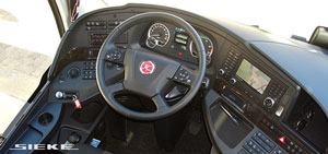 Reisebus Setra Hochdecker, Fahrerkabine